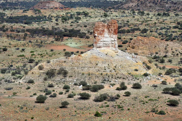 Australia Vista Aérea Notables Chambers Pillar Rock Outback Northern Territory — Foto de Stock