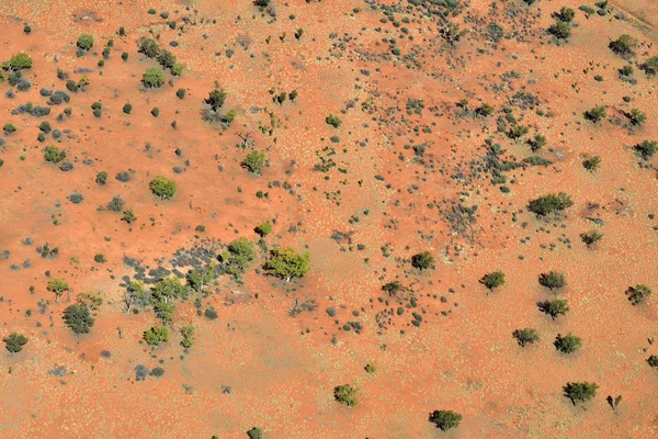 Austrálie Letecký Pohled Vyprahlé Krajině Jižně Alice Springs Okraji Pouště — Stock fotografie