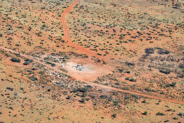 Australia Bohrstation Für Wasser Aus Dem Untergrund Outback Südlich Der — Stockfoto