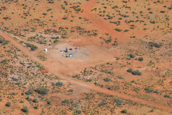 Australia Bohrstation Für Wasser Aus Dem Untergrund Outback Südlich Der — Stockfoto