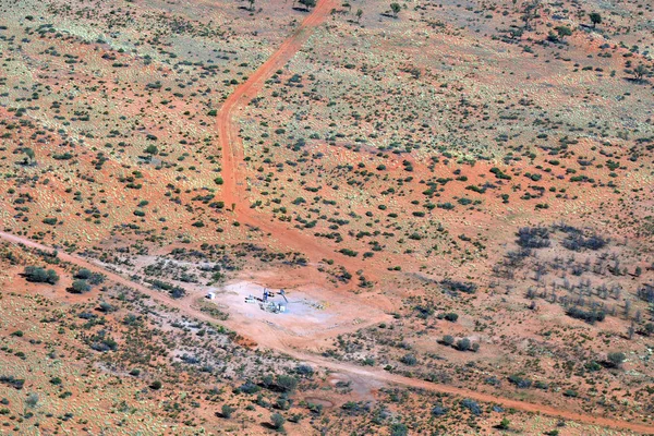 Australia Bohrstation Für Wasser Aus Dem Untergrund Outback Südlich Der — Stockfoto