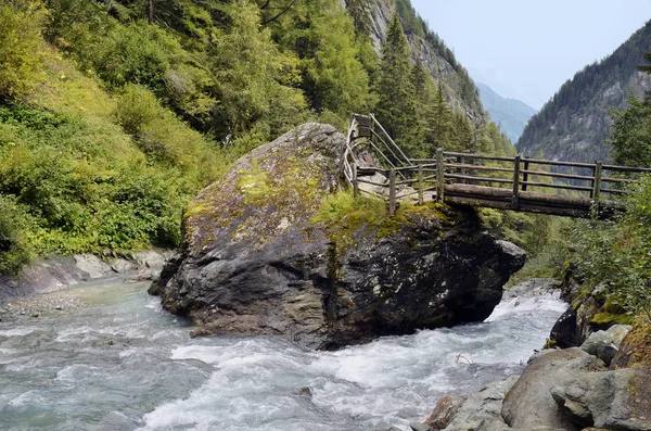 Rakousko Tyrolsko Umbal Vodopád Údolí Virgen Východní Tyrolsko — Stock fotografie