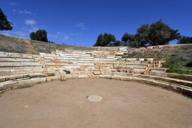 Yunanistan, antik Minos kalıntıları Aptera