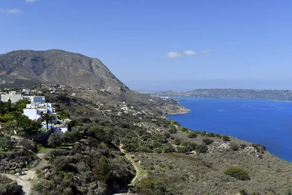 Grèce Village Aptera Baie Souda Sur Île Crète — Photo