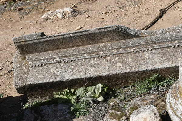 Yunani Reruntuhan Kuno Minoa Aptera Kreta — Stok Foto