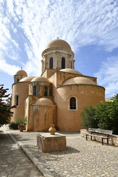 ギリシャ クレタ島 アギア トリアダ 世紀から別名聖三位一体の修道院 — ストック写真