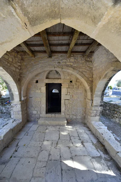 Grecia Isla Creta Iglesia Cristiana Primitiva Agia Joannis —  Fotos de Stock