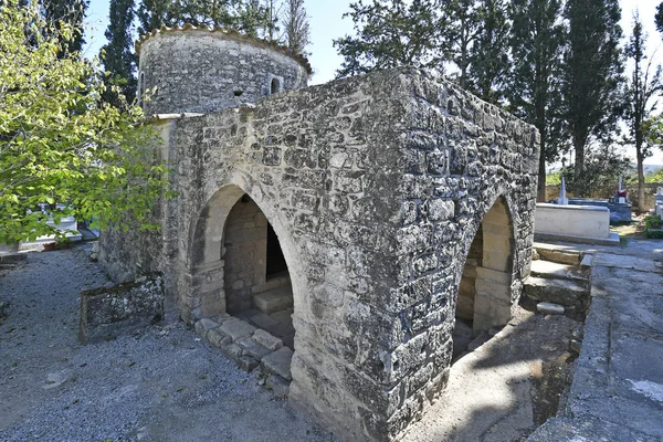 Yunanistan Girit Adası Agia Joannis Erken Hıristiyan Kilisesi — Stok fotoğraf