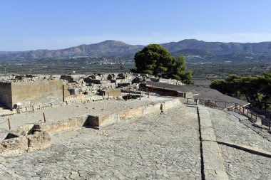 Yunanistan, Girit Adası, Phaistos aka Festos, Tunç Çağı arkeolojik kalıntıları