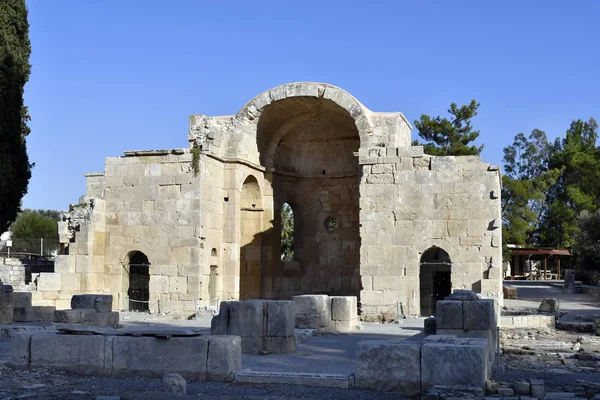 Greece Crete Island Ancient Apostles Titus Basilica Gortys Aka Gorkyn — Stock Photo, Image