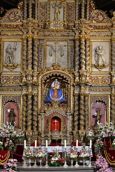 Tenerife Islas Canarias España Abril 2018 Interior Iglesia Católica Pública — Foto de Stock