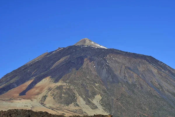 Spagna Isole Canarie Tenerife Montagna Del Teide Con Pilastri Della — Foto Stock