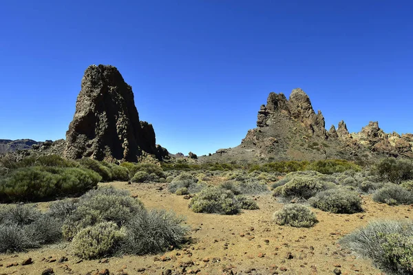 Španělsko Kanárské Ostrovy Tenerife Rockové Formace Los Roques Garcia Národním — Stock fotografie