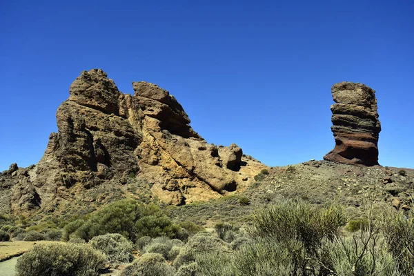 Spain Canary Islands Tenerife Teide National Park Rock Formation Los — Stock Photo, Image