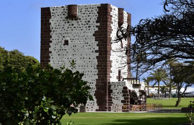 İspanya, Kanarya Adaları, La Gomera, sayıları kule aka la Torre del Conde, anıt 15. yüzyıldan itibaren
