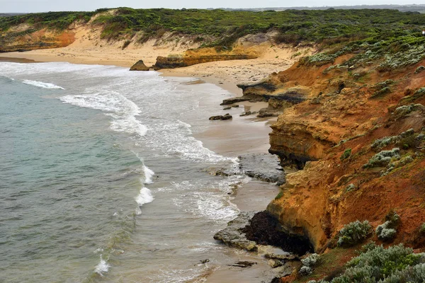 澳大利亚 位于大洋路坎贝尔港国家公园的烈士湾海滩 首选旅游景点和旅游目的地 — 图库照片