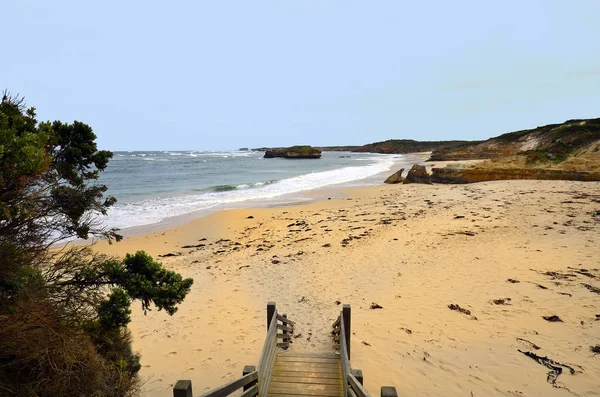 Austrálie Vicu Panoramatický Výhled Záliv Mučedníků Národním Parku Great Ocean — Stock fotografie