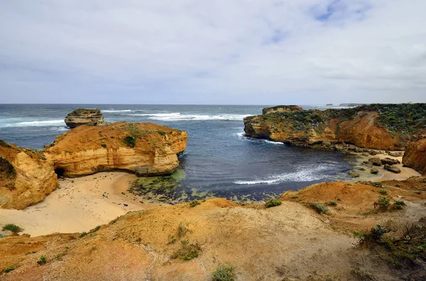 Australia Vic Vista Panoramica Sulla Baia Dei Martiri Nel Parco — Foto Stock