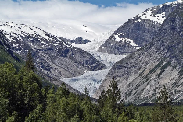 Noruega Glaciar Nigards Breen Jostedalen —  Fotos de Stock