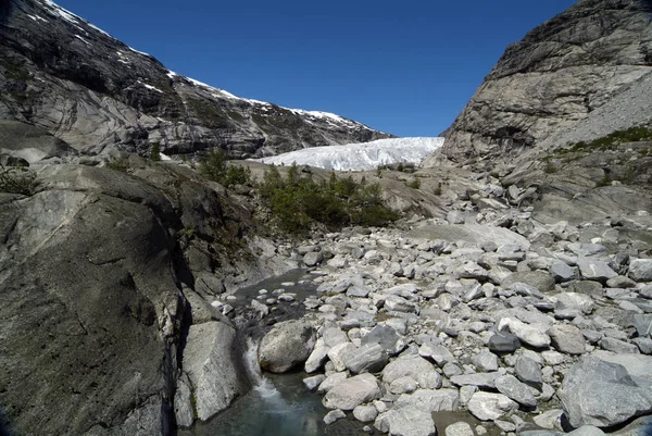 Norvégia Nigards Breen Gleccser Jostedalen — Stock Fotó