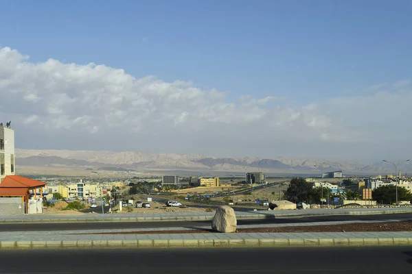 Jordánsko, města Akaba — Stock fotografie