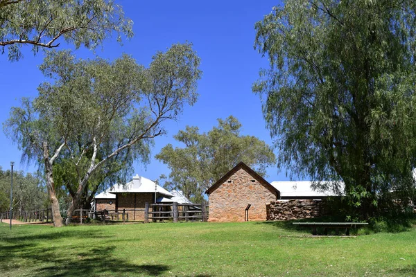 Australia, NT, Alice Springs, vieja estación de telégrafo — Foto de Stock