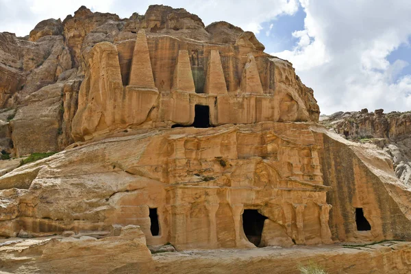 ヨルダンは、中東、古代ペトラ — ストック写真