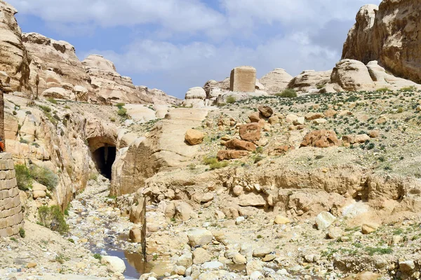 Oude Jordanië, Midden-Oosten, Petra — Stockfoto