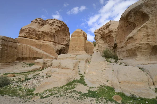 Antika Petra i Jordanien, Mellanöstern, — Stockfoto