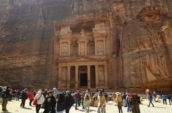 Иордания, Ближний Восток, Древняя Петра — стоковое фото
