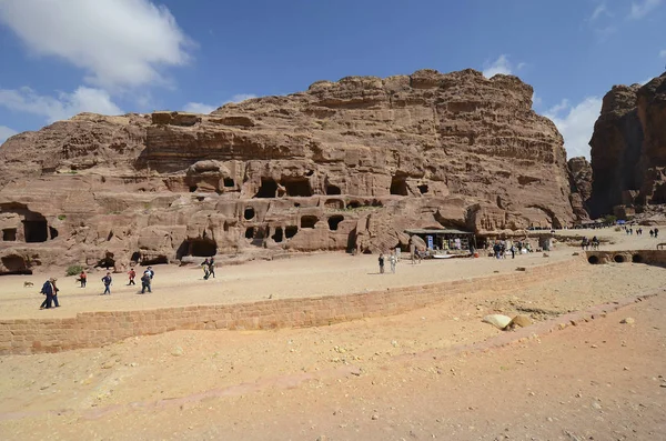 Oude Jordanië, Midden-Oosten, Petra — Stockfoto