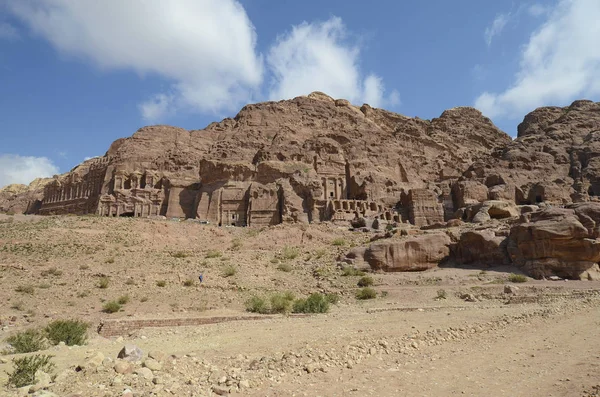 Antika Petra i Jordanien, Mellanöstern, — Stockfoto