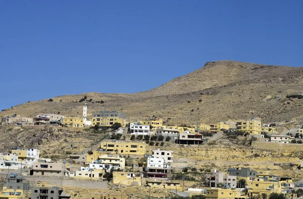 Jordanien, Mellanöstern, bergsby — Stockfoto