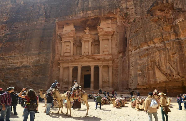 Jordânia, Médio Oriente, Petra Antiga — Fotografia de Stock