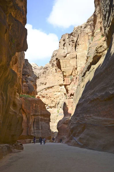 Jordania, Oriente Medio, Antigua Petra — Foto de Stock