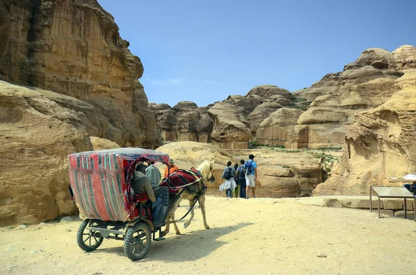 Giordania, Medio Oriente, Antica Petra — Foto Stock