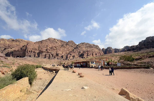 Jordânia, Médio Oriente, Petra Antiga — Fotografia de Stock