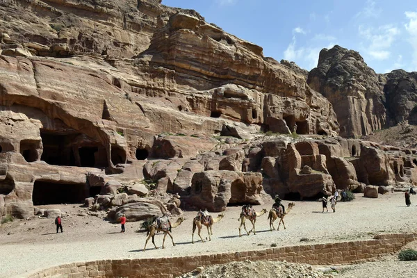 Jordânia, Médio Oriente, Petra Antiga — Fotografia de Stock
