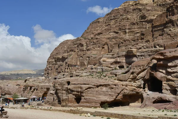 Antika Petra i Jordanien, Mellanöstern, — Stockfoto