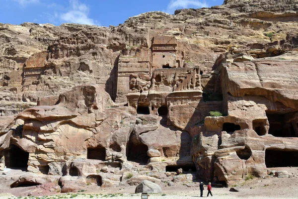 Antika Petra i Jordanien, Mellanöstern, — Stockfoto