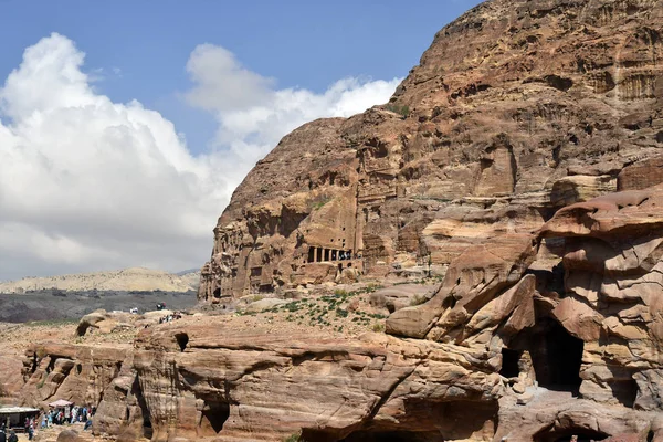 Antika Petra i Jordanien, Mellanöstern, — Stockfoto