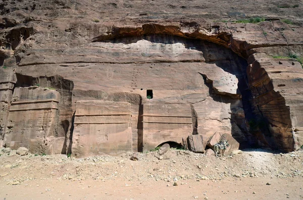 Jordania, Oriente Medio, Antigua Petra — Foto de Stock