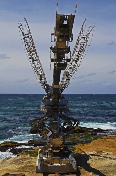 Australia, Sydney, Scultura in riva al mare — Foto Stock