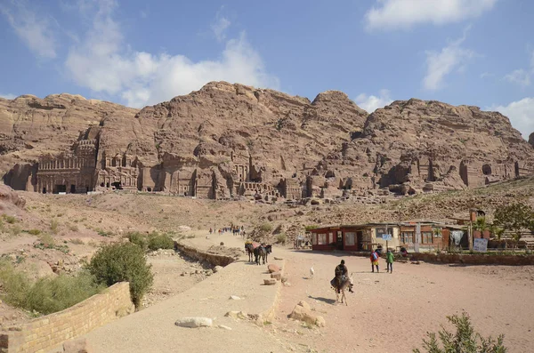 Giordania, Medio Oriente, Antica Petra — Foto Stock