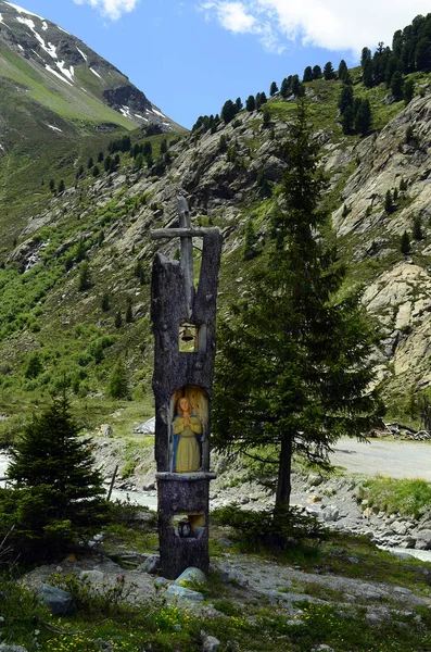 Rakousko, Tirol, Kaunertal, svatyně — Stock fotografie