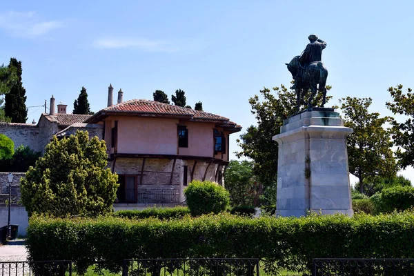 Kavala Grekland Juni 2019 Ali Pashas Monument Och Residens Panagia — Stockfoto