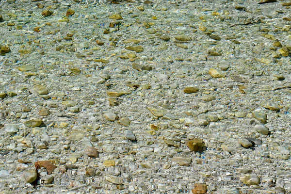 Áustria Água Limpa Rio Steyr Flui Sobre Seixos Leito Riacho — Fotografia de Stock