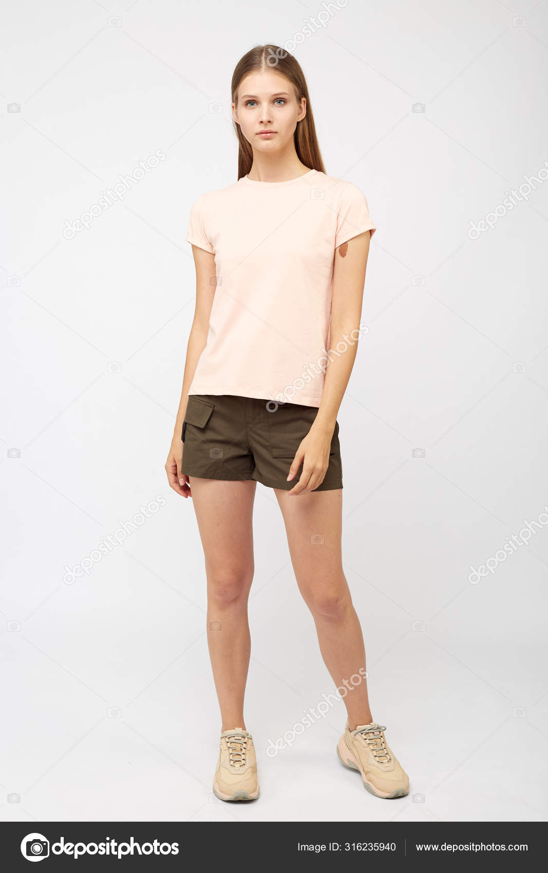 khaki shorts for teenage girl