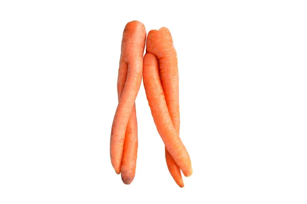 Human Shaped Carrot Couple Standing Side Side — Stock Photo, Image