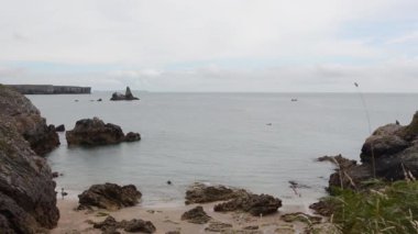 Güzel deniz plaj taşlarla